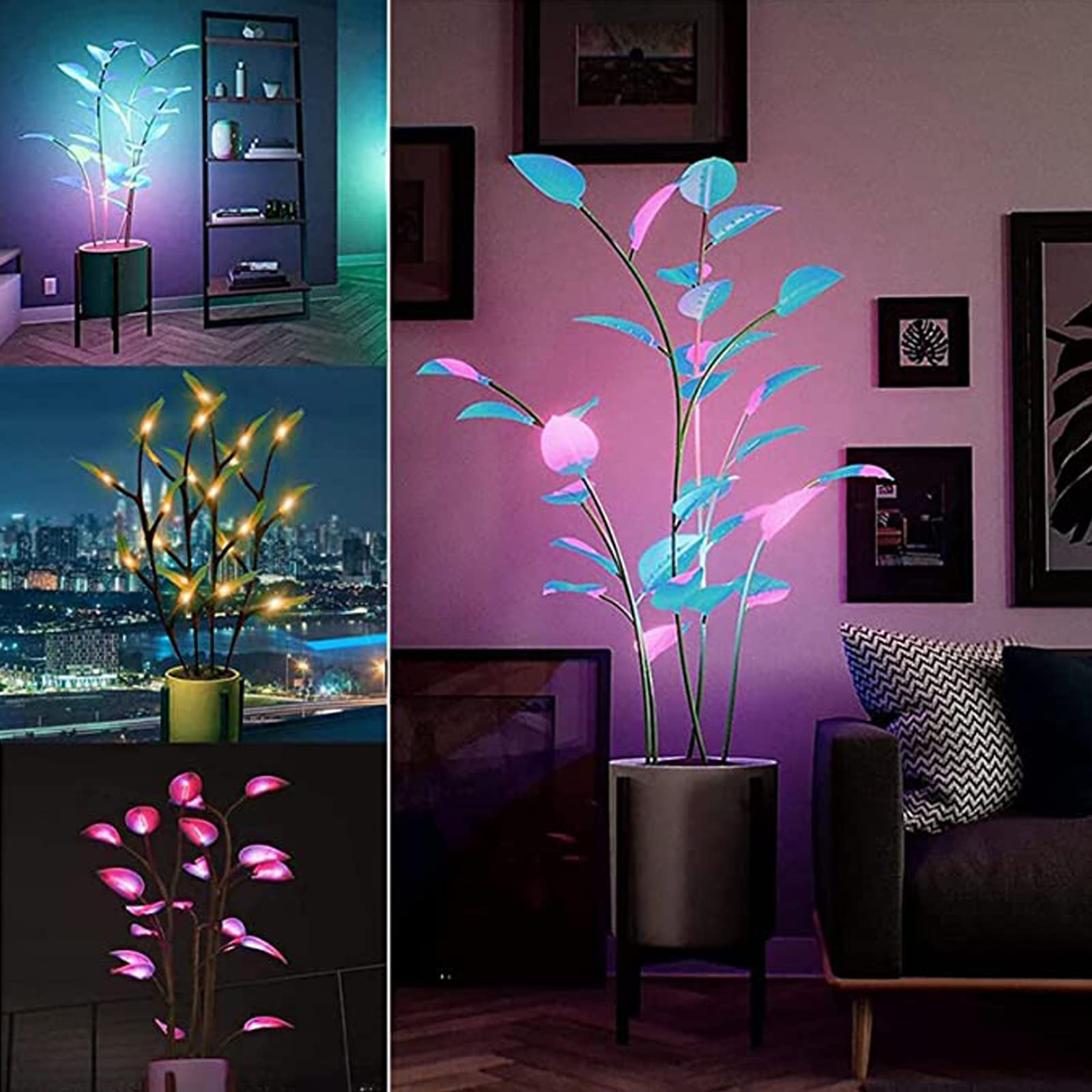 How Artificial Plants & LED Lights Transform Home Ambience