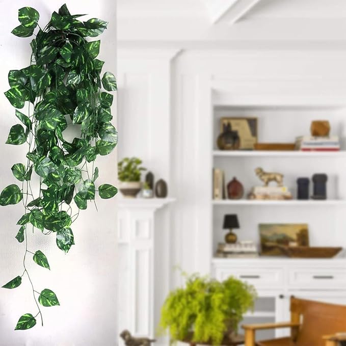Artificial Green Leaves Vines | Greenery Garland for Wall Hanging Decor